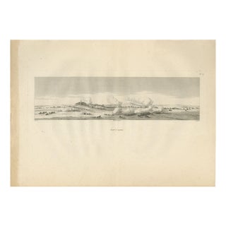 Dominique Baron Vivant Denon, Battle of Samannoud, 1802, Engraving on Paper For Sale