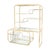 1970s Mid-Century Modern Curvilinear Polished Brass & Glass Etagere by Milo Baughman For Sale In New York - Image 6 of 17