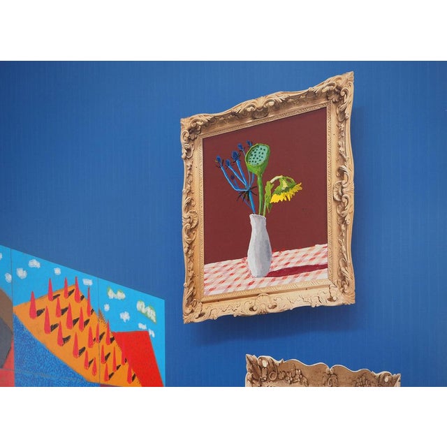 20 Flowers and Some Bigger Pictures Poster after David Hockney For Sale - Image 6 of 9