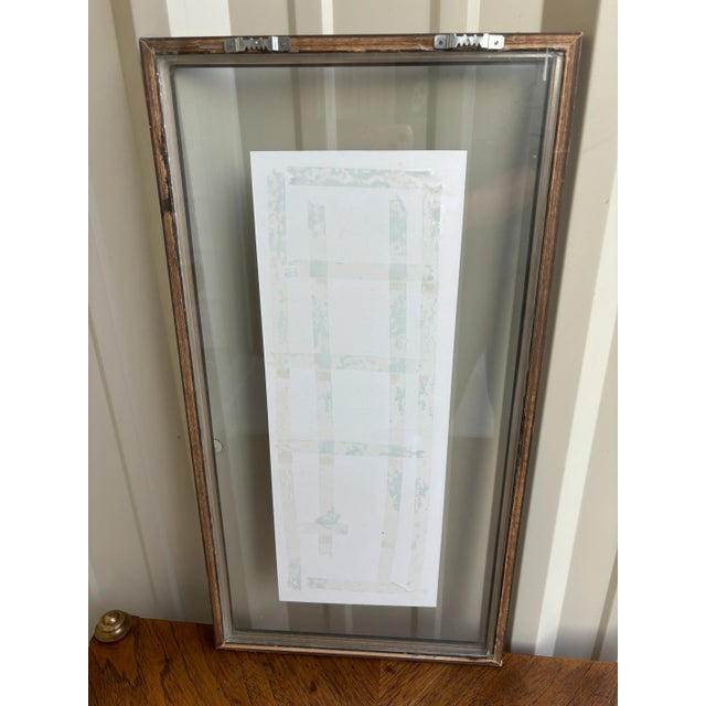 Vintage Chinese Watercolor Framed Art Geisha Girl Burning Incense For Sale In Louisville - Image 6 of 6