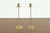 Art Deco Robert Jarvie Style Antique Arts & Crafts Turned Brass Tall Candlesticks, Pair For Sale - Image 3 of 11
