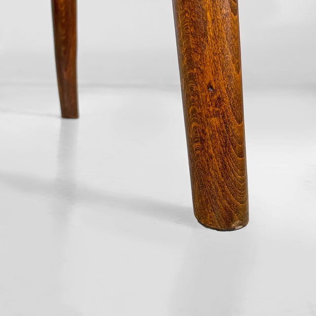 Mid-Century Modern Italian Armchairs in Wood, 1940s, Set of 4 For Sale - Image 11 of 13