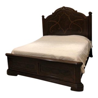 Valencia Dark Oak Eastern King Bed For Sale