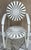 French French François Carré Sunburst Garden Rocker Chair For Sale - Image 3 of 12