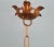 Pineapple Pendant Light in Gold Metal and Amber Glass, Italy, 1960 For Sale - Image 9 of 17