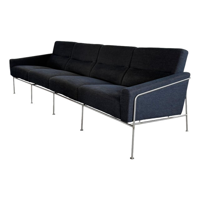 S3300 4-Seater Sofa by Arne Jacobsen for Fritz Hansen, 1980s For Sale