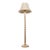 1970’s Hollywood Regency Barley Twist Metal Floor Lamp For Sale