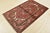 Cabin Hamedan Rug 4'4'' X 6'7'' Red Wool Vintage Tribal Hand-Knotted Oriental Carpet For Sale - Image 3 of 12