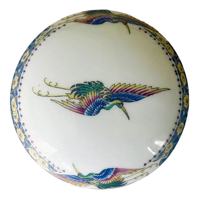 French Limoges Porcelain Candy Box, 1950s For Sale