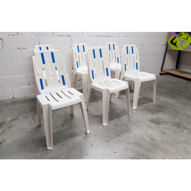 1990s Vintage Samba Chairs by Massonnet for Stamp, 1990, Set of 6 For Sale - Image 5 of 18