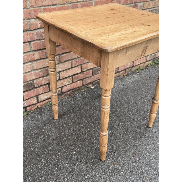 Late 19th Century Late 19th Century Pine Side Table For Sale - Image 5 of 9