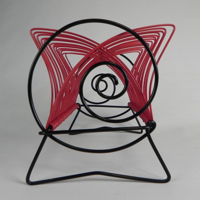 Record Rack for Singles or LPs, 1950s For Sale - Image 10 of 12