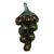 Italian Murano Art Glass Grape Cluster Sculpture For Sale