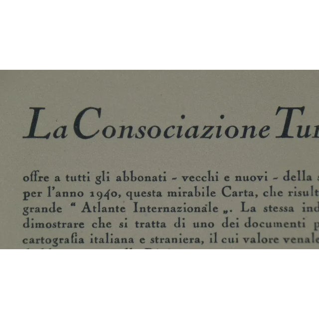 Opera Cartographic Mirabile Card from North Sea to the Mediterranean and Ethnographic Europe from C. T. I. Milan, Italy, 1939, Set of 3 For Sale - Image 12 of 18