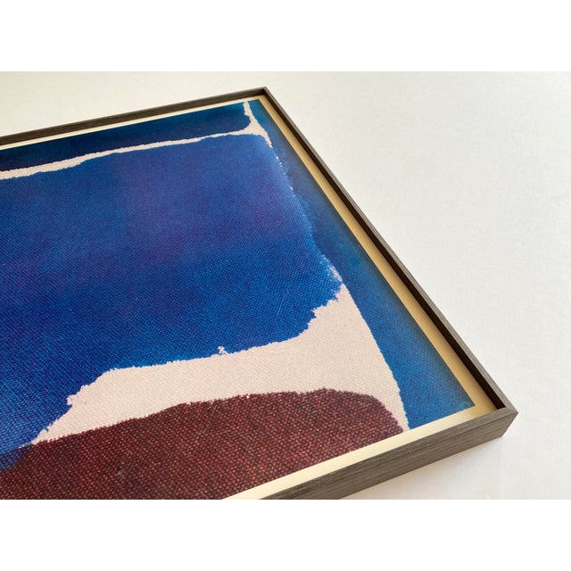 Helen Frankenthaler Vintage 1979 Abstract Expressionist Lithograph Print Framed Mexico City Exhibition Poster For Sale - Image 9 of 12