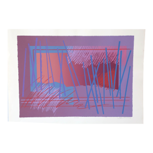 "Complex" Abstract Seriegraph - Signed and Numbered