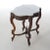 Antique Victorian Rosewood & Marble Turtle Top Parlor Table Circa 1890 For Sale - Image 4 of 9