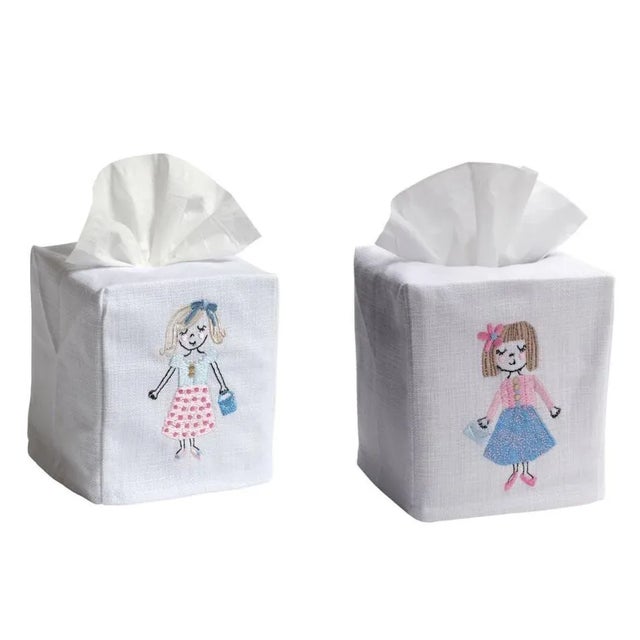 Our Besties Tissue Box Cover is a great gift to give your bestie, sister, daughter or mom on her birthday. It adds a...