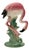 1950s MCM California Pottery Ceramic Searcher Tropical Pink Flamingo Figurine Statue For Sale