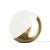 Vilhelm Lauritzen 'Vl Studio' Round Glass Table or Floor Lamp for Louis Poulsen in Brass For Sale - Image 13 of 13
