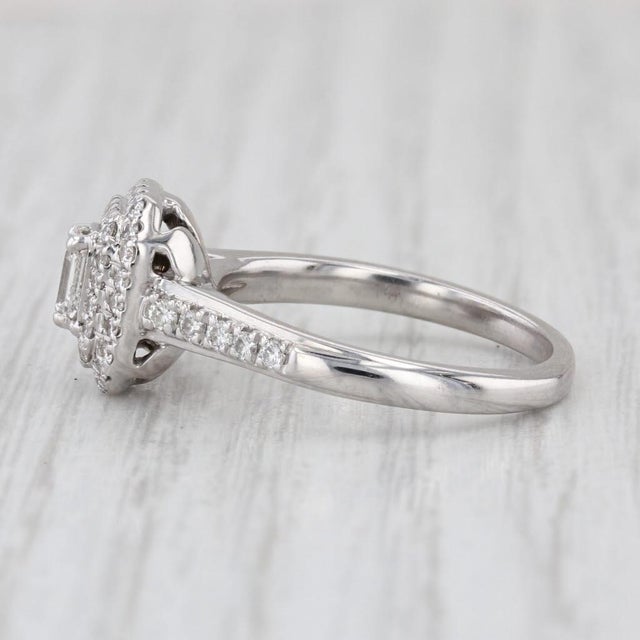 Gemstone Information: - Natural Diamond - Carats - 0.27ct Cut - Emerald Color - H Clarity - SI1 - Natural Diamonds - Total...