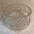 Transparent 1980s Crystal Bowl Etched With Ribbed Rim For Sale - Image 8 of 8