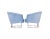 Mid-Century Modern Vintage Barrel Back Chrome Milo Baughman Style Lounge Chairs - a Pair For Sale - Image 3 of 5