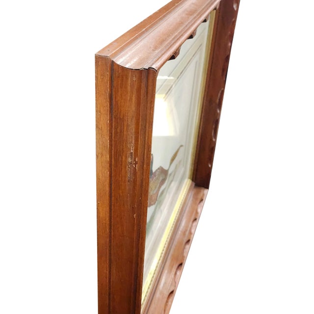 Original Noseman and Sepp Phesant From 1770 Framed in an Antique Frame For Sale - Image 11 of 12