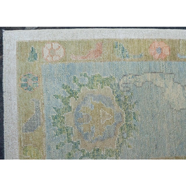 Early 21st Century Turkish Oushak Rug 12' x 15' #20398 For Sale - Image 5 of 8
