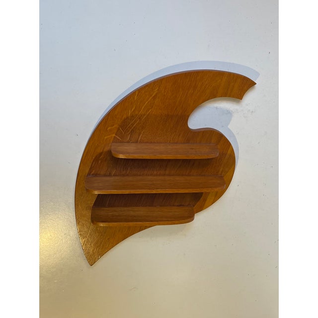 Vintage Scandinavian Spice Rack in Oak For Sale - Image 5 of 11