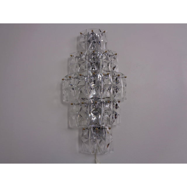 Kinkeldey Large Crystal Glass Flush Mount from Kinkeldey, Germany, 1970s For Sale - Image 4 of 18