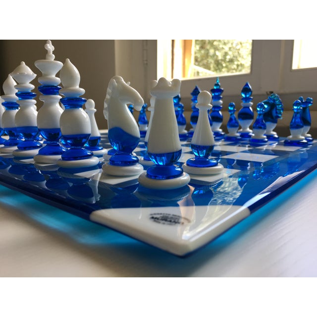 Italian Murano Glass Chess Set Chairish