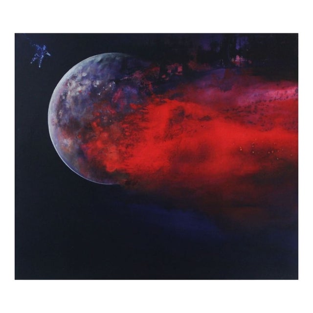 Barbara Hubert, Outer Space II, 2018, Oil on Canvas For Sale