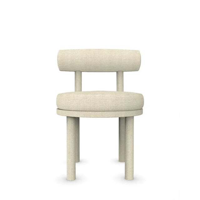 Moca Chair in Famiglia 05 Fabric by Studio Rig for Collector For Sale - Image 6 of 6