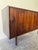 Danish Mid 20th Century Modern Rosewood Sideboard - Vintage Credenza With Sliding Doors For Sale In Los Angeles - Image 6 of 11