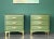 Green Late 20th Century Pair of Green Nightstand in Mid-Century Modern Style For Sale - Image 8 of 15