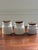 Mid-Century Modern Mid-Century French Ceramic Lidded Canisters - Set of 3 For Sale - Image 3 of 9