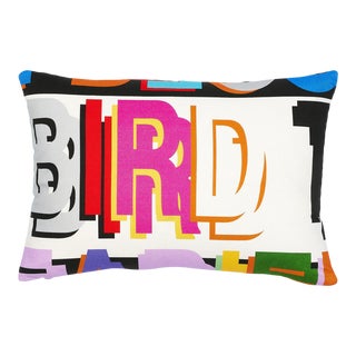 Schumacher X Johnson Hartig Robert Burns Multicolor Pillow For Sale