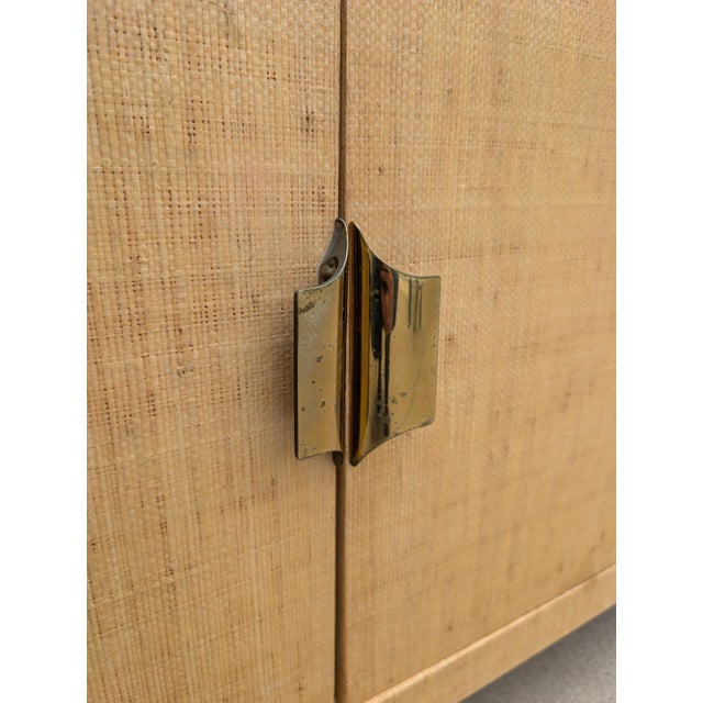 Mid Century Raffia Sideboard/Buffet by Harrison Van Horn, C1970s, Attrbiuted For Sale - Image 16 of 18