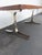 Solid Mahogany and Chrome Large Long Dining Table 6673 For Sale - Image 11 of 18