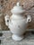 Ivory Lacquered Urn with Lid and Scroll Handles For Sale - Image 6 of 8