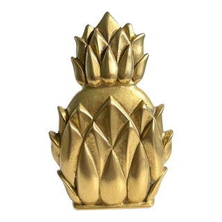 Brass Pineapple Door Knocker For Sale