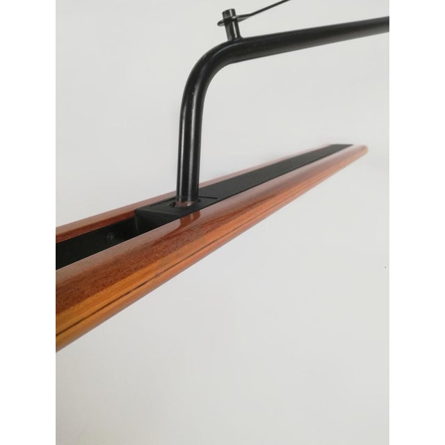 Halley Wall Lamp with Adjustable Arm in Layered Wood attributed to Paf Studio, Italy, 1980s For Sale - Image 3 of 17