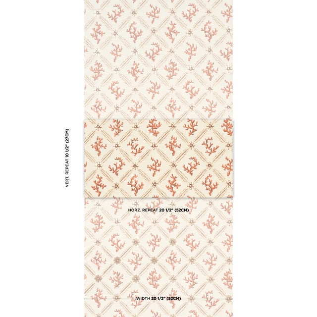 Timothy Corrigan created Corail Leaf Trellis after becoming inspired by a 19th-century wallpaper that he found at the...