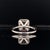 Silver Diamond Tourmaline Rubellite Ring 6.5 18k Gold 3.11 TCW Certified For Sale - Image 8 of 13