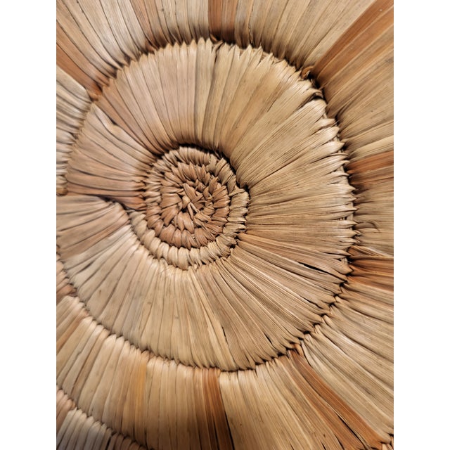 Vintage Woven Coil Basket For Sale - Image 11 of 12