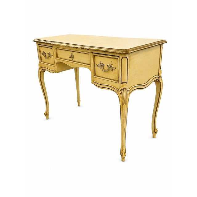 French Vintage Provincial Vanity Desk For Sale In Las Vegas - Image 6 of 6