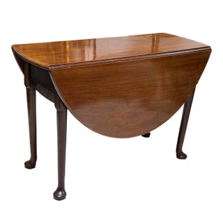 George III Mahogany Drop Leaf Table For Sale
