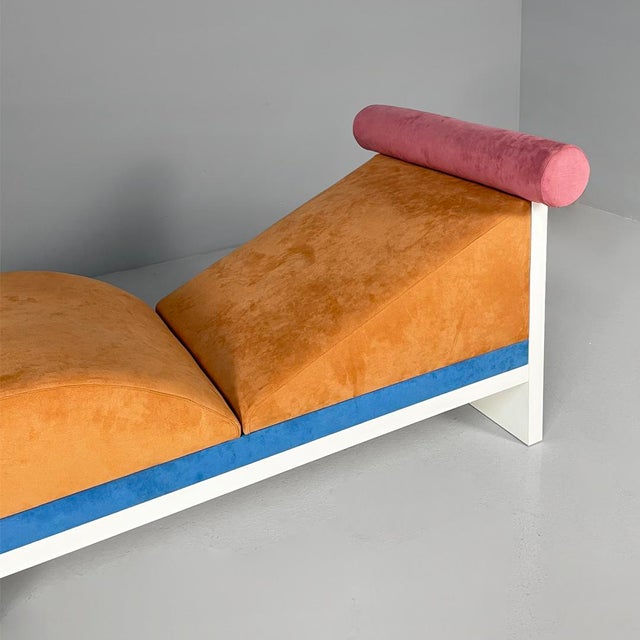 Italian Chaise Lounge Juan by Marco Panini for Memphis, 1987 For Sale - Image 10 of 17