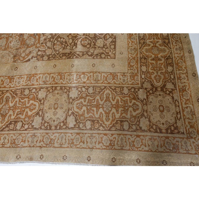 Antique Oversized Persian Tabriz Rug For Sale - Image 9 of 9